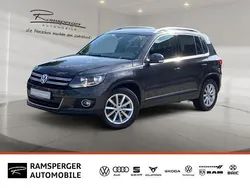Grau (kryptongrau metallic) Gebraucht 2015 VW Tiguan LOUNGE SUV | 12.990 € (Guter Preis)