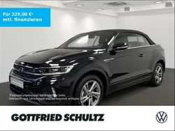 Schwarz Gebraucht 2024 VW T-Roc Cabriolet R-line Cabrio | 34.990 € (Fairer Preis)