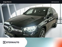 Metalliclack obsidianschwarz Gebraucht 2022 Mercedes GLC400d AMG line Coupé | 55.930 € (Guter Preis)