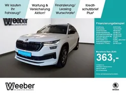 Moonweiss (metallic) Gebraucht 2021 Skoda Kodiaq SportLine SUV | 34.440 € (Fairer Preis)