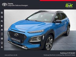Blue lagoon / phantom black / mic (schwarz) Gebraucht 2018 Hyundai Kona Premium SUV | 14.460 € (Etwas zu teuer)