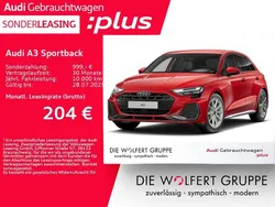 Progressivrot metallic Gebraucht 2024 Audi A3 S-Line Limousine | 32.755 € (Etwas zu teuer)