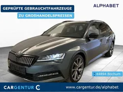 Quarz grau Gebraucht 2021 Skoda Superb SportLine Kombi | 23.690 € (Fairer Preis)