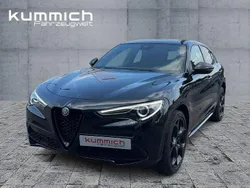 Nero vulcano, metallic (schwarz) Gebraucht 2021 Alfa Romeo Stelvio Veloce SUV | 38.950 € (Etwas zu teuer)