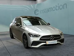 Silber Gebraucht 2024 Mercedes C220 AMG Kombi | 43.360 € (Fairer Preis)