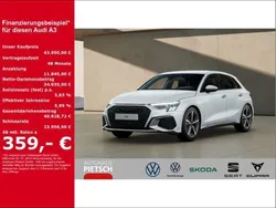 Gletscherweiß metallic Gebraucht 2024 Audi A3 S-Line Limousine | 43.950 €