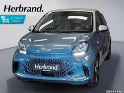 Karosserie in steel blue (meta Gebraucht 2020 Smart ForFour Electric Drive Passion Limousine | 9.890 € (Fairer Preis)