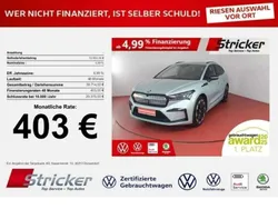 Arcticsilber metallic Gebraucht 2022 Skoda Enyaq iV SportLine SUV | 33.950 € (Fairer Preis)