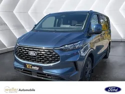 Blau Neu 2024 Ford Tourneo Custom Titanium Van / Kleinbus | 58.710 € (Teuer)
