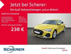 Gelb Gebraucht 2024 Audi A3 S-Line Limousine | 32.900 € (Teuer)