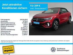 Rot Gebraucht 2022 VW T-Roc Cabriolet R-line Cabrio | 28.224 € (Fairer Preis)