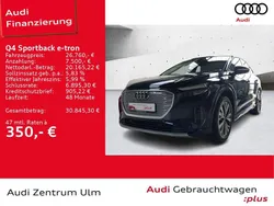 Navarrablau metallic Gebraucht 2022 Audi Q4 Sportback e-tron Advanced SUV | 26.830 € (Guter Preis)
