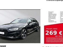 Mythosschwarz metallic Gebraucht 2023 Audi A4 S-Line Kombi | 30.780 € (Guter Preis)