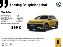 Gelb Neu 2025 VW T-Roc R-line SUV | 39.777 € (Teuer)