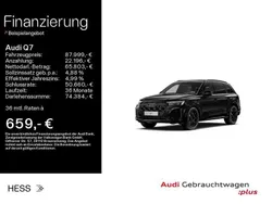 Mythosschwarz metallic Gebraucht 2024 Audi Q7 S-Line SUV | 87.999 € (Teuer)