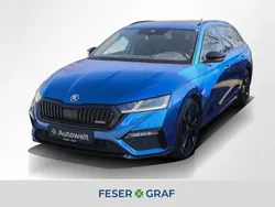 Raceblau metallic met. Gebraucht 2021 Skoda Octavia RS Kombi | 23.440 € (Fairer Preis)
