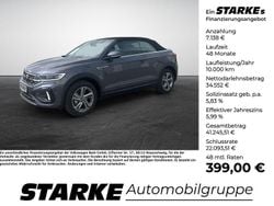 Rauchgrau metallic schwarz Neu 2025 VW T-Roc Cabriolet R-line Cabrio | 41.690 € (Guter Preis)