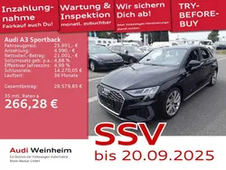 Schwarz Gebraucht 2022 Audi A3 Sportback Business Limousine | 25.991 € (Etwas zu teuer)