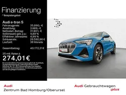 Blau Gebraucht 2021 Audi e-tron S-Line SUV | 35.890 € (Fairer Preis)