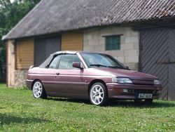 Violett Gebraucht 1992 Ford Escort Cabriolet Cabrio | 600 €