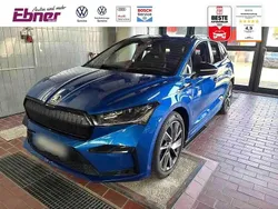 Raceblau (metallic) Gebraucht 2021 Skoda Enyaq iV SportLine SUV | 34.420 € (Fairer Preis)