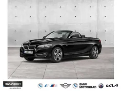 Schwarz Gebraucht 2015 BMW 218 Sport Line Cabrio | 17.480 € (Fairer Preis)