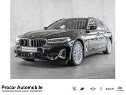 Schwarz uni Gebraucht 2021 BMW 530e Luxury Line Kombi | 26.750 € (Guter Preis)