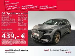 Taifungrau metallic Gebraucht 2023 Audi Q4 Sportback e-tron Ambiente SUV | 37.685 € (Fairer Preis)