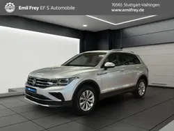 Reflexsilber metallic Gebraucht 2021 VW Tiguan Elegance SUV | 30.890 € (Fairer Preis)