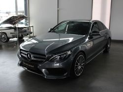 Grau , selenitgrau metallic Gebraucht 2018 Mercedes C180 AMG Limousine | 28.690 € (Teuer)