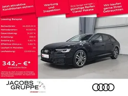 Mythosschwarz metallic Gebraucht 2024 Audi A6 S-Line Kombi | 44.920 €