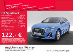 Turboblau Gebraucht 2022 Audi Q3 Sportback S-Line SUV | 35.878 € (Fairer Preis)