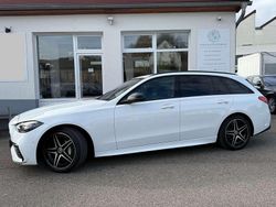 Opalithweiss Gebraucht 2022 Mercedes C220 AMG line Kombi | 29.850 € (Fairer Preis)