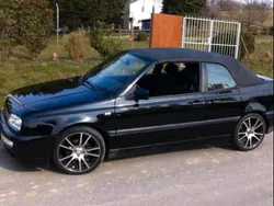 Schwarz Gebraucht 1995 VW Golf Cabriolet Cabrio | 2.500 €