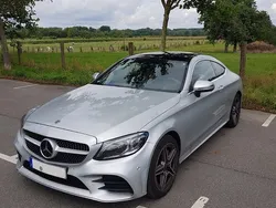 Silber Gebraucht 2021 Mercedes C300 AMG line Coupé | 40.490 € (Etwas zu teuer)