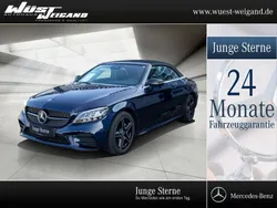 Blau Gebraucht 2024 Mercedes C180 AMG line Plus Cabrio | 46.990 € (Etwas zu teuer)