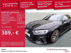 Mythosschwarz metallic Gebraucht 2023 Audi A4 S-Line Limousine | 31.975 € (Guter Preis)