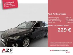 Mythosschwarz metallic Gebraucht 2024 Audi A3 Advanced | 29.980 € (Guter Preis)