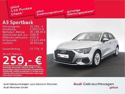 Silber Gebraucht 2022 Audi A3 Sportback e-tron Performance Kleinwagen | 25.292 € (Etwas zu teuer)