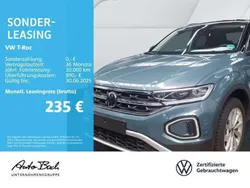 Blau (petroleum blue metallic schwarz) Gebraucht 2024 VW T-Roc Style SUV | 29.970 € (Fairer Preis)