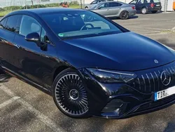 Schwarz Gebraucht 2023 Mercedes EQE AMG 43 AMG Limousine | 55.450 € (Superpreis)