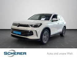 Oryxweiß perlmutteffekt (metallic) Gebraucht 2024 VW Tiguan Elegance SUV | 40.890 € (Teuer)