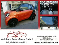 (schwarz / lava orange met) Gebraucht 2019 Smart ForTwo Coupé Prime Coupé | 13.900 € (Guter Preis)
