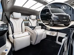 Schwarz Neu 2025 Mercedes V300 Luxury Van / Kleinbus | 374.850 €