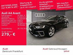 Schwarz Gebraucht 2022 Audi A4 S-Line Kombi | 25.840 € (Guter Preis)