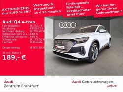 Weiß Gebraucht 2022 Audi Q4 e-tron Sport SUV | 34.750 € (Guter Preis)