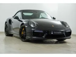 Tiefschwarz (metallic) Gebraucht 2016 Porsche 911 Turbo S Cabriolet Cabrio | 125.000 € (Superpreis)