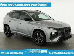 Shimmering silver metallic Neu 2025 Hyundai Tucson N Line SUV | 34.895 € (Guter Preis)
