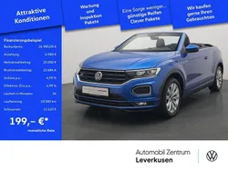 Ravennablau Gebraucht 2021 VW T-Roc Cabriolet R-line Cabrio | 26.980 € (Fairer Preis)