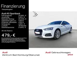 Gletscherweiss metallic Gebraucht 2018 Audi A5 Sportback Ambiente Limousine | 27.890 € (Fairer Preis)